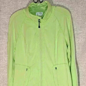 Tangerine Full Zip/Pockets Athletic Jacket Size M